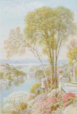 View from a Terrace, Italy