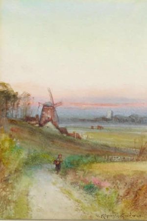 Sunset near Norwich