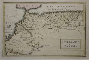 Antique Map of Mauretania et Numidia by W H Toms
