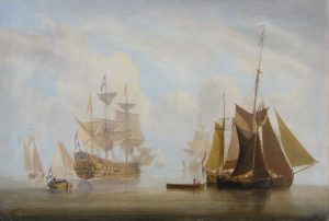 A Calm, Dutch men-o’-war