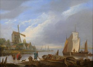 Fishermen Preparing Boats