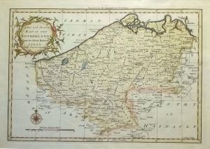Antique Map of Map of the Netherlands by J. Gibson