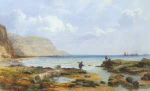 Shrimpers on the Cornish Coast
