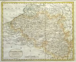 Antique Map of Netherlands by J Rigsell