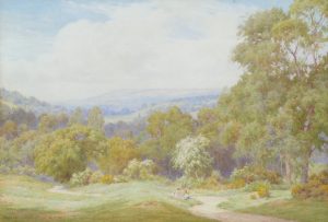 Burrington, Somerset, Looking towards Weston-Super-Mare
