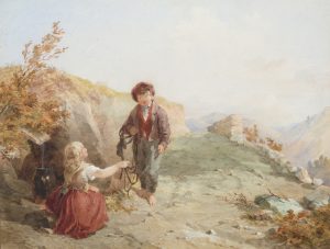 Children on a Country Track