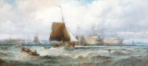Prison Hulks & other Ships Lying in The Hamoaze, Plymouth Sound