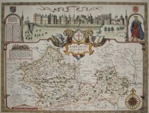 Antique Map of Berkshire by John Speed