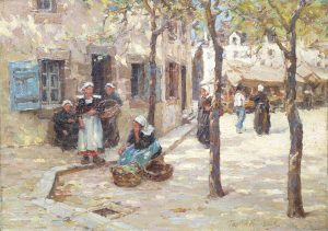 Market Scene, Brittany
