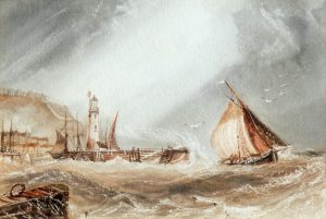 Entrance to the Harbour, Scarborough