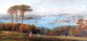 Plymouth from Mount Edgecombe