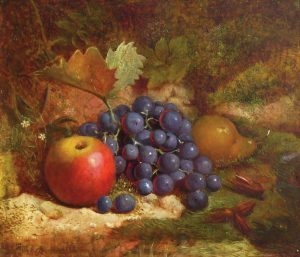 Still Life with Apples, Pears & Grapes
