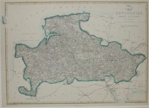 Antique Map of North division by Edward Weller
