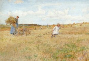 Raking Hay