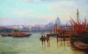 St. Pauls from the South Bank of the Thames
