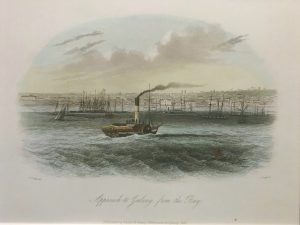 Approach to Geelong, from the bay, Victoria