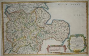 Antique Map of Mercia & East Anglia by Nicolas Sanson