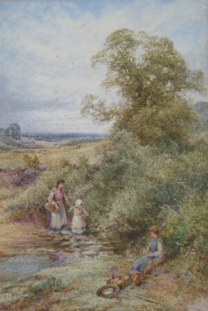 Picnic by a Stream