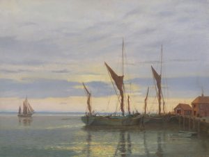 Boats at a Harbour Wall
