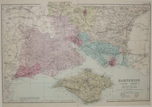 Antique Map of South Sheet by Ordinance Survey