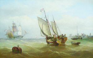 Dutch Trader Setting out from Port