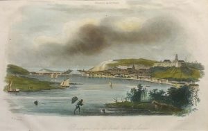Boulogne vu de bord de la Liane