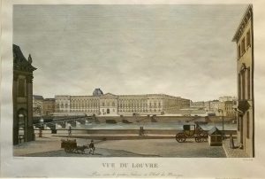 Vue du Louvre, Prise entre les quatre Nations et l'Hotel des Monnoyes, Paris