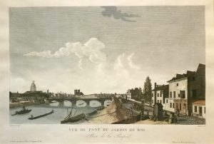 Vue du Pont du Jardin du Roi, Prise de la Rapee, Paris