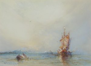 Fishing Boats off the Italian Coast