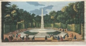 A View of the Obelisque in the Garden at Versailles