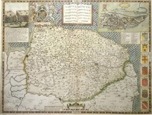 Antique Map of Norfolk by John Speed