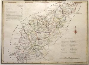 Antique Map of Northamptonshire by John Archer