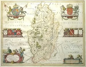 Antique Map of original hand colour by Joan Blaeu