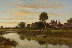 Evening on the Severn, Worcestershire