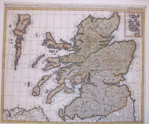 Antique Map of Scotland by Gerard & Leonard Valk