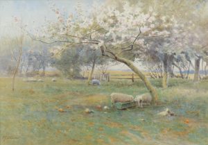 A Kentish Orchard, Early Spring