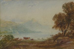 Cattle in a Lakeland Landscape