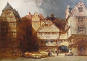 Market in a French Town