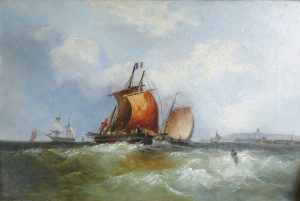 Fishing Boats at Sea