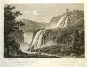 View of the Big Waterfall at Tivoli