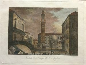 Veduta del Campo di St. Apostoli, Venice