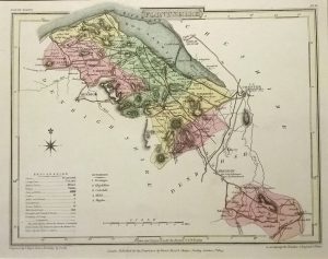 Antique Map of Flintshire by Cole & Roper