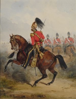 2nd or Queen’s Dragoon Guards, Officer Reviewing Order