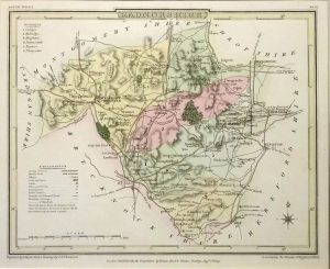 Antique Map of Radnorshire by Cole & Roper