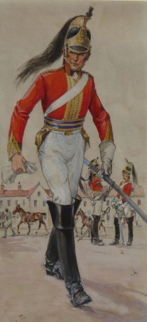 1st King’s Dragoon Guards, 1812 (with cig. card of same)
