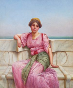 A Mediterranean Beauty in Classical Garb