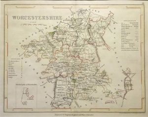 Antique Map of Westmorland by John Archer