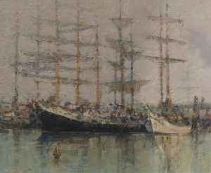 Tall Ships Early Morning, Woolwich