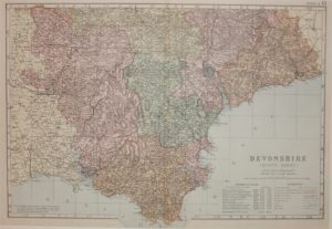 Antique Map of South Sheet reduced from the Ordnance Survey by Ordinance Survey