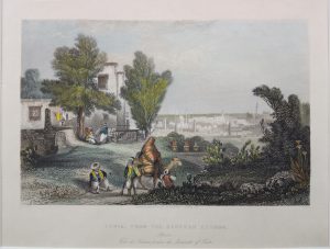 Tunis, from the Saneeah Eftoor, Tunisia